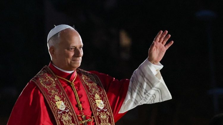 Papst Leo am Mittwochabend in Barcelona