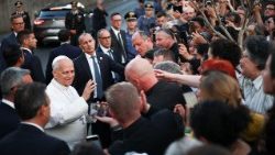 Pope Leo XIV leaves Papal residence in Castel Gandolfo to head back to Vatican
