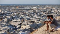 Palästinensische Binnenflüchtlinge in Khan Younis