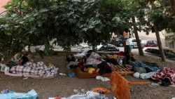 Ceuta: Migrantes passaram as noites em parques públicos