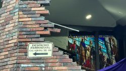 Пашкоджаны ў выніку землятрусу будынак каталіцкага касцёла ў калумбійскім горадзе Калі