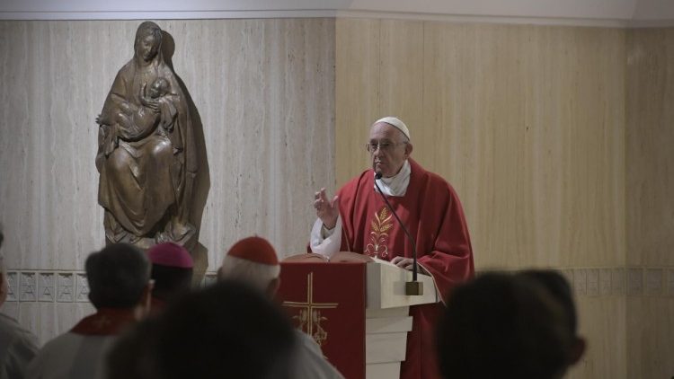 教宗主持清晨彌撒