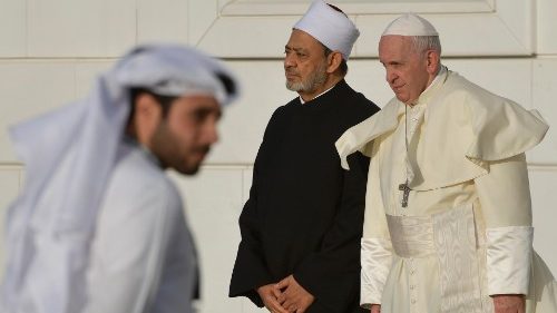 Pope Francis in Abu Dhabi (2019 file photo)