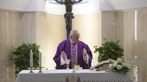 Homélie à Ste-Marthe: ne pas oublier ce que le Seigneur a fait dans notre vie