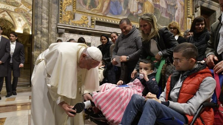 Påven möter Rom och Sinti folkgrupper 2019 
