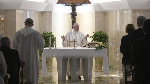 Papa a Santa Marta: la pace di Gesù come la calma del mare profondo