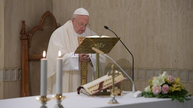 Franziskus bei seiner Frühmesse an diesem Dienstag