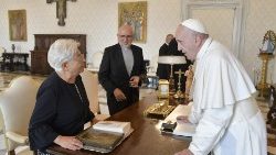 Papa Françesku me Maria Vocen në vitin 2019