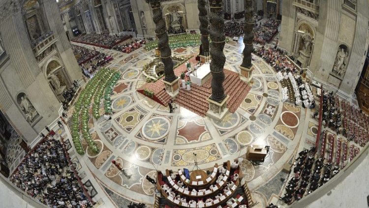 Santa Missa na Basílica de São Pedro 