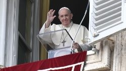 Papst Franziskus beim Angelus am 20.9.2020