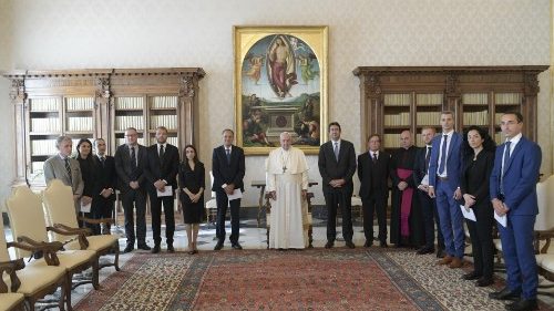 Popiežiaus audiencija Europos Tarybos ekspertų komiteto Moneyval delegacijai