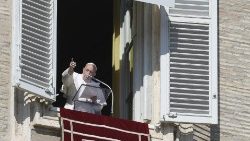 Papst Franziskus im November 2020 beim Angelus-Gebet