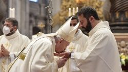 Santa Missa com ordenações sacerdotais presidida pelo Papa Francisco em 25 de abril de 2021