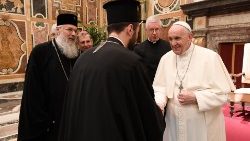 Зустріч Папи зі змішаною православно-католицькою групою святого Іринея