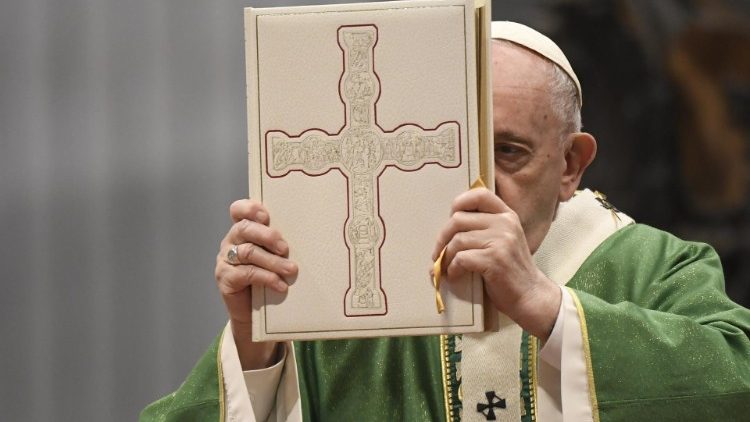 Dokumentom „Aperuit illis“ objavljenom na spomendan sv. Jeronima, 30. rujna 2019. godine, papa Franjo proglasio je "Nedjelju Božje riječi" 
