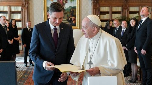 Borut Pahor und Franziskus