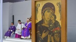 教宗方濟各4月3日午時在馬耳他弗洛里亞納主持三鐘經祈禱活動