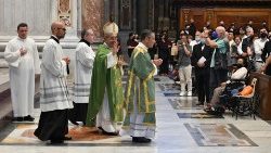羅馬教區代理主教德多納蒂斯樞機在聖伯多祿大殿主持彌撒聖祭