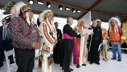 2022.07.25 Viaggio Apostolico in Canada - Incontro con le Popolazioni Indigene