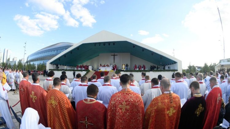 La Messa di questo pomeriggio in Kazakhastan