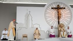 Missa presidida pelo Papa em Matera, 25.09.2022, na conclusão do Congresso Eucarístico Nacional (Vatican Media)
