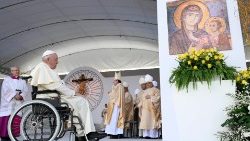 Ferenc pápa Materában