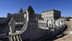 A view from above in St Peter's Square