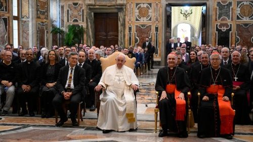 Popiežiaus audiencija Šventojo Sosto komunikacijos dikasterijos vadovams ir darbuotojams