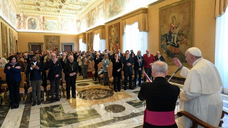 Il Papa nell'udienza con i membri della Focsiv