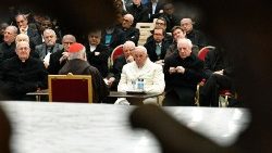 Prima predica d'Avvento alla presenza di Papa Francesco