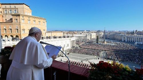 Pavens Urbi et orbi juledag