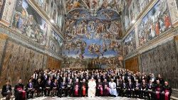 Il Papa con il Corpo Diplomatico accreditato presso la Santa Sede