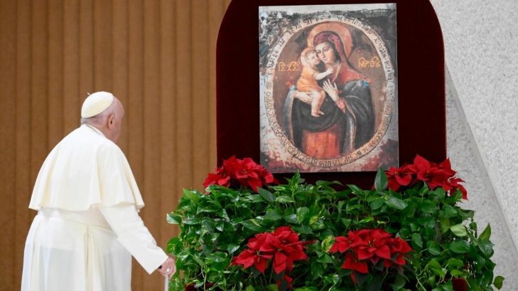 האפיפיור ואיקונת ״גבירתנו של העם״