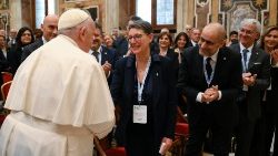 教皇フランシスコとイタリアの医療技師たちとの出会い　2023年1月16日　バチカン宮殿