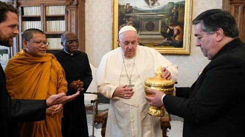 Spotkanie Papież z delegacją kambodżańskich buddystów