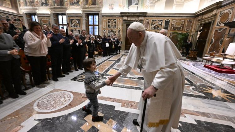 教宗接见促进世界扫盲善会成员