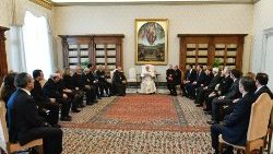 教宗接见西班牙萨拉曼卡国际关系学院的学者