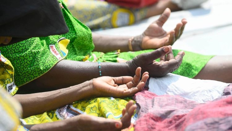 Fedeli della Repubblica Democratica del Congo alla Messa del Papa allo "Stadio dei Martiri" di Kinshasa