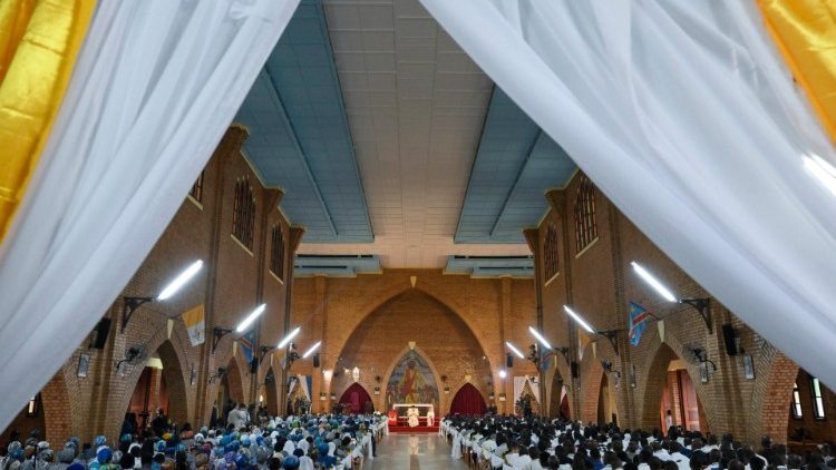 Встреча Папы Франциска с духовенством и монашествующими ДРК (Киншаса, 2 февраля 2023 г.)