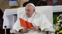 Papst Franziskus im Februar bei einer Auslandsreise