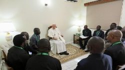 Spotkanie z Jezuitami podczas pielgrzymki do Konga i Sudanu Południowego