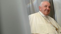 Papst Franziskus bei einer Auslandsreise 2023