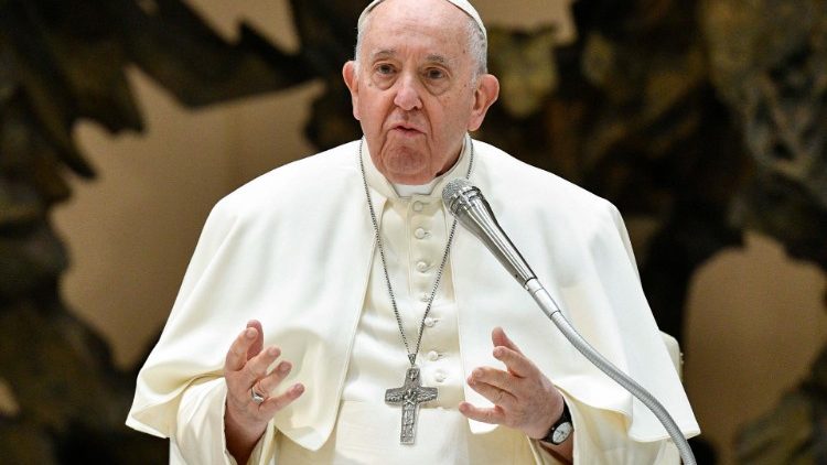 Папа Франциск по време на генералната аудиенция, 07.02.2023