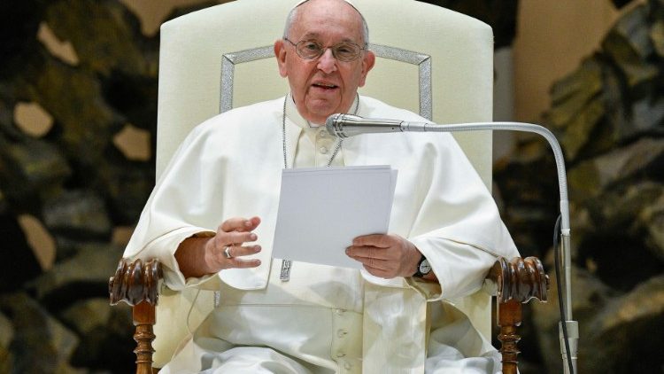 Der Papst bei der Generalaudienz