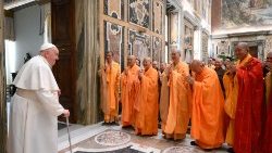 教宗接見佛教代表團