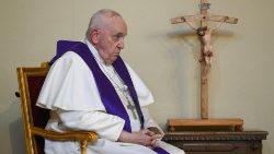 Pope Francis ready to hear confessions during the "24 Hours for the Lord" penitential service that took place last week