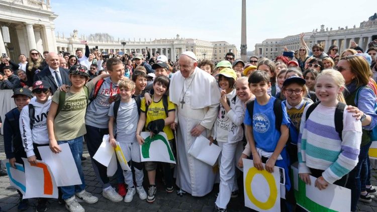 Die Generalaudienz mit Papst Franziskus