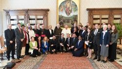 Pope Francis with the Pontifical Commission for the Protection of Minors