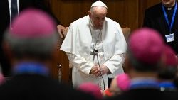 Papa Francisco - Sala do Sínodo
