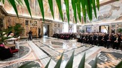 Pope Francis addresses members of the Centesimus Annus Pro Pontifice Foundation